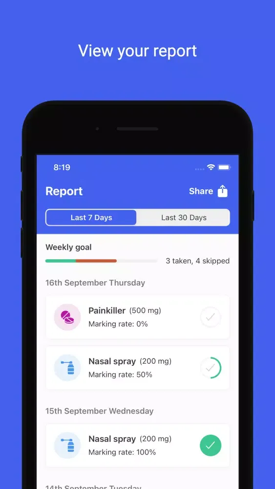 Medication Tracker by Pharma स्क्रीनशॉट