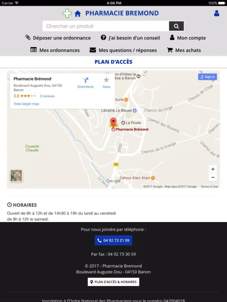 تصاویر Pharmacie Bremond iPad 