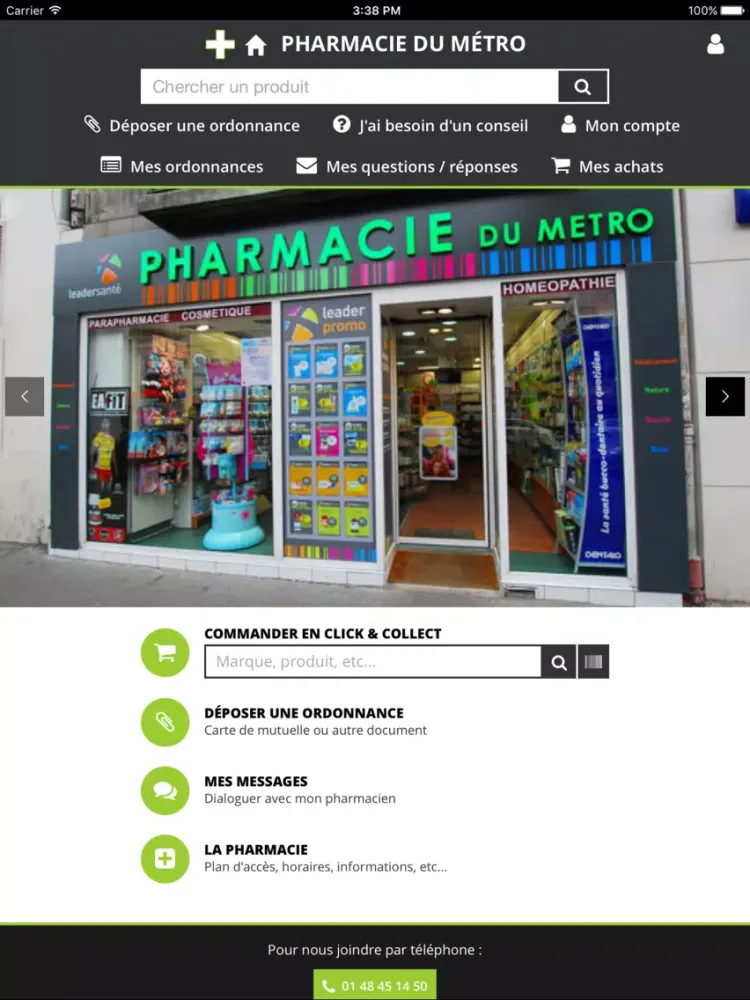 Capturas de pantalla de Pharmacie du Métro à Pantin iPad 