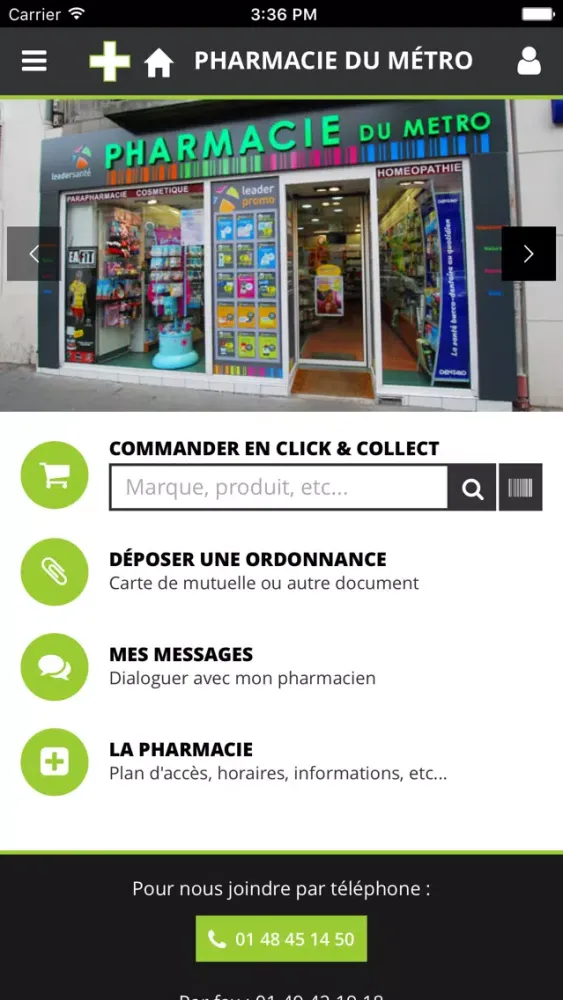 Capturas de pantalla de Pharmacie du Métro à Pantin