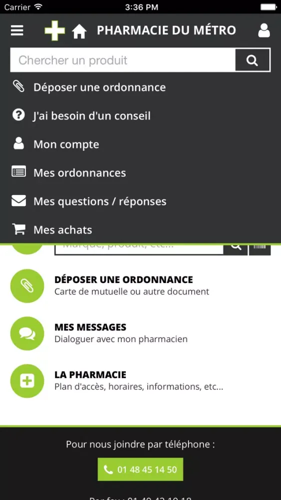 Capturas de pantalla de Pharmacie du Métro à Pantin