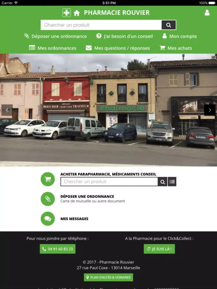 Captures d'écran de Pharmacie Rouvier iPad 