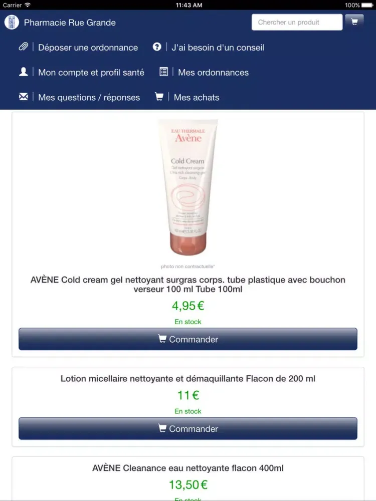 Capturas de tela do Pharmacie Rue Grande iPad 