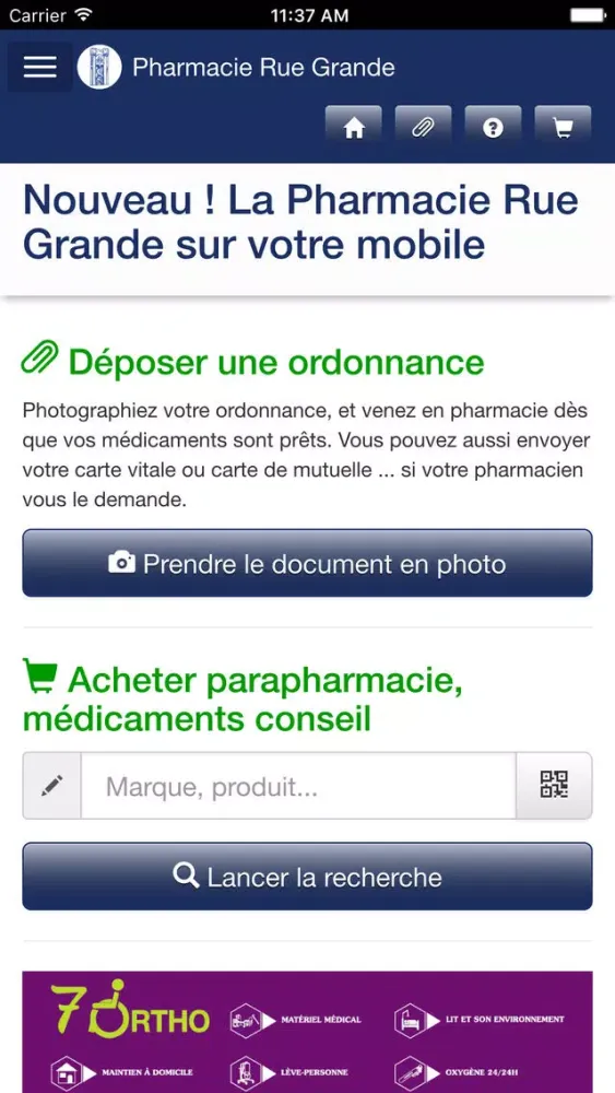 Capturas de tela do Pharmacie Rue Grande