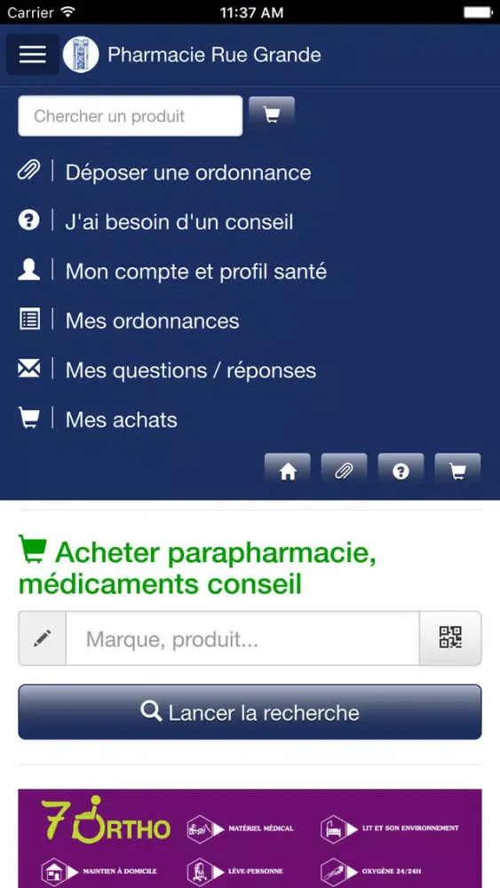 Capturas de tela do Pharmacie Rue Grande