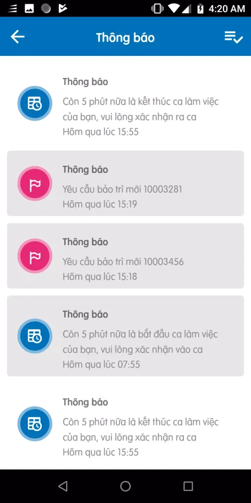 Captures d'écran de Pharmacity Employee App