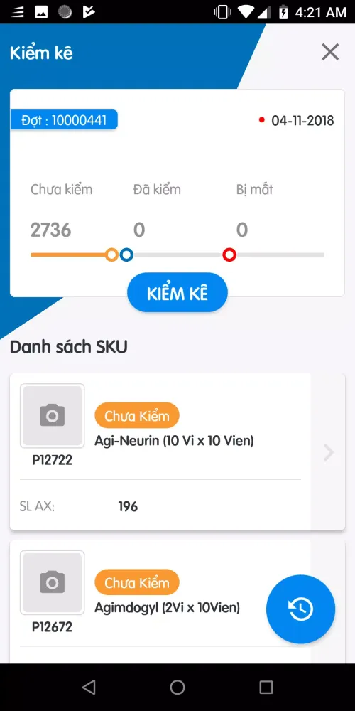 Captures d'écran de Pharmacity Employee App