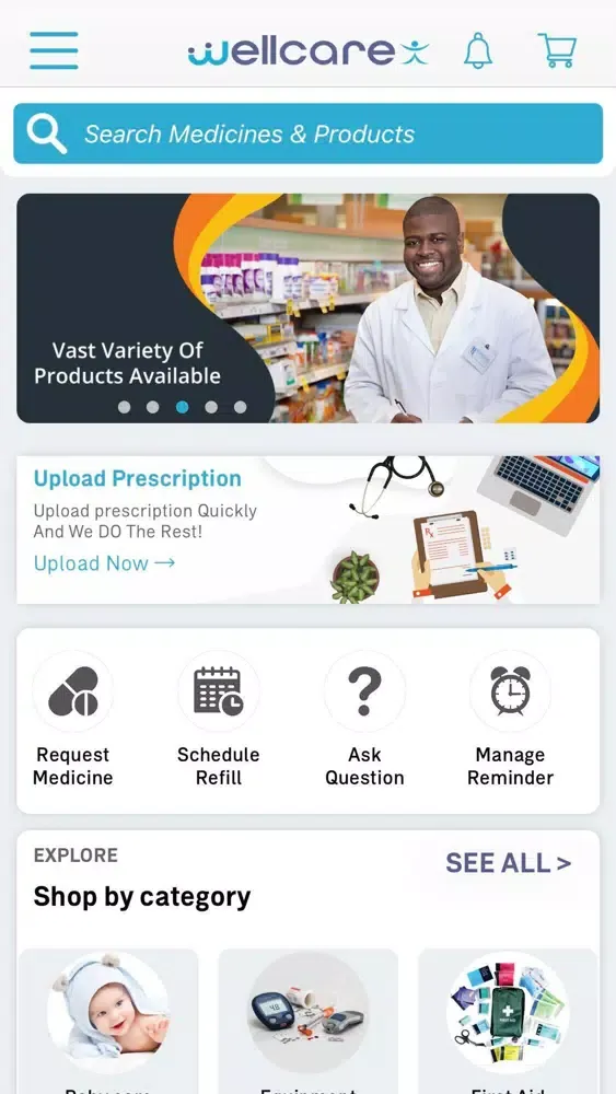 Capturas de tela do The Wellcare Pharmacy