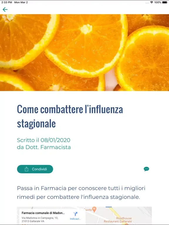 تصاویر Farmacia Madonna in Campagna iPad 