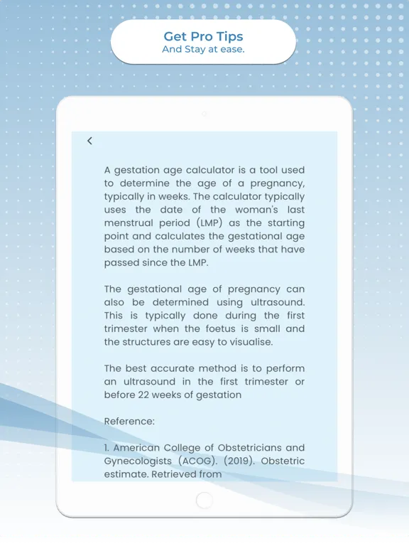 Screenshot di Gestational Age - Pharmapedia iPad 