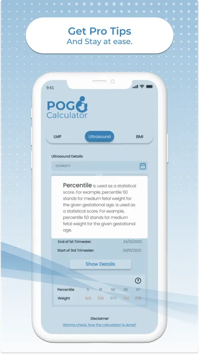 Screenshot di Gestational Age - Pharmapedia