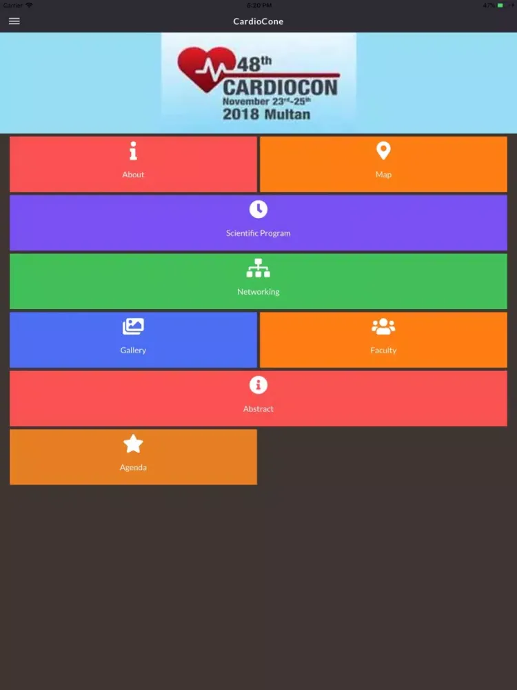 CardioCon iPad 应用截图