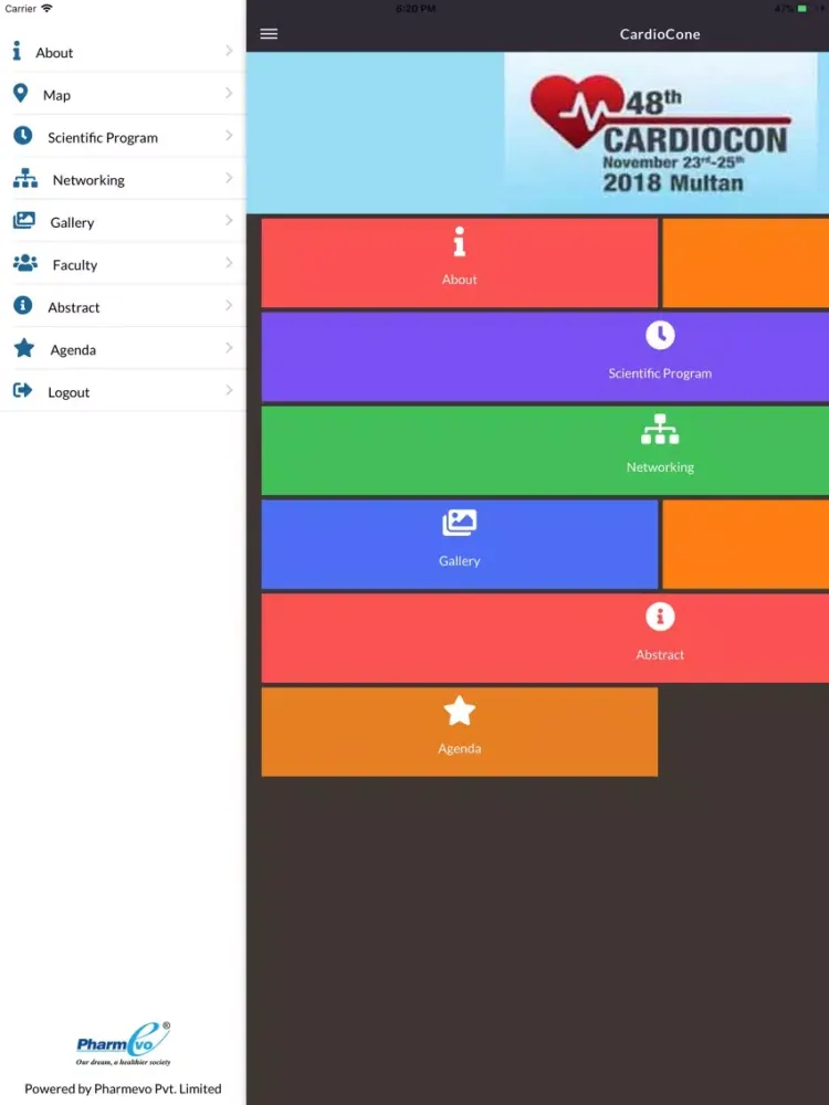 CardioCon iPad 应用截图