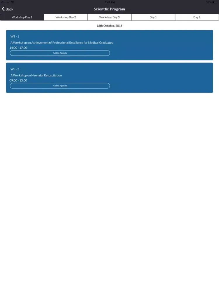 Zrzuty ekranu PIIMA App iPad 