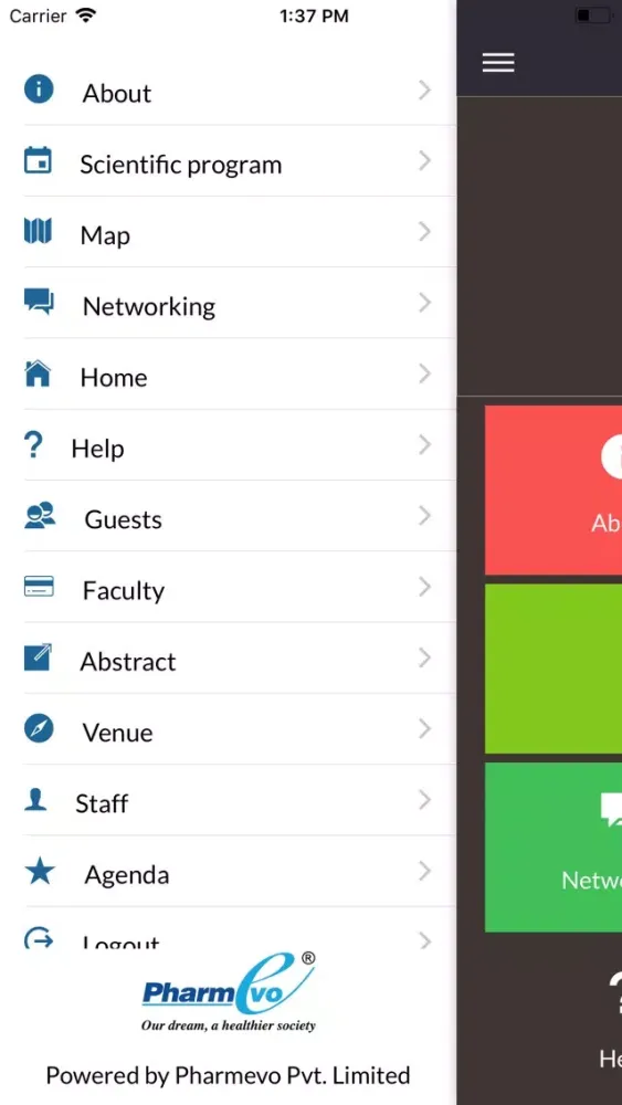 Zrzuty ekranu PIIMA App