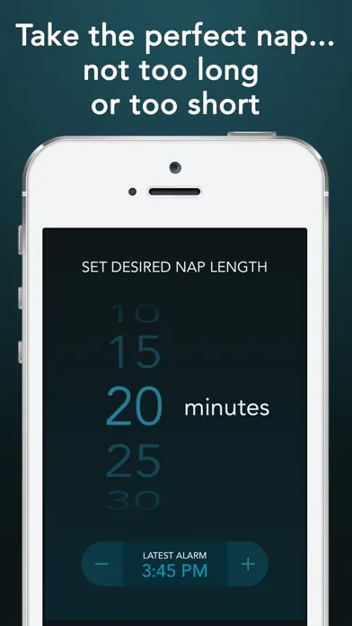 Tangkapan layar Power Nap Tracker: cycle timer