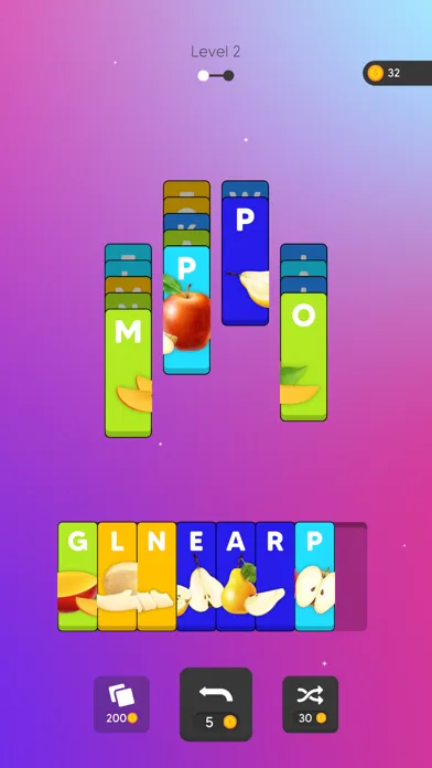 ภาพหน้าจอของ Word Match Puzzle!