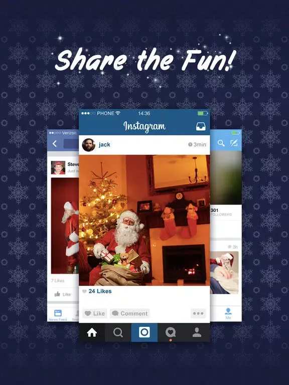 Catch Santa Claus in my house for Christmas iPad  Screenshots