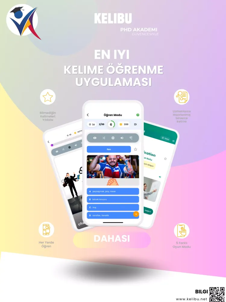 Kelibu: İngilizce Kelime Öğren应用截图
