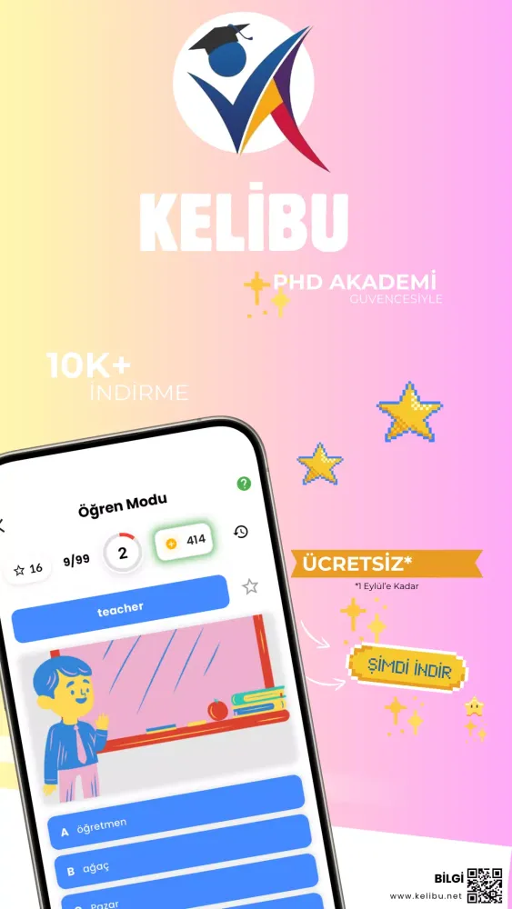 Kelibu: İngilizce Kelime Öğren应用截图