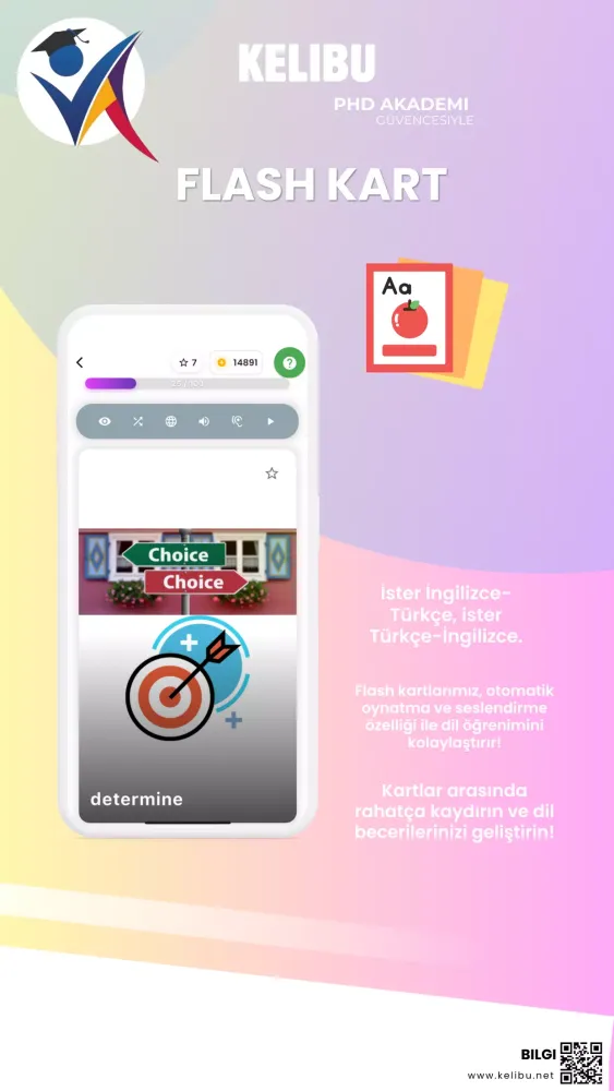 Kelibu: İngilizce Kelime Öğren应用截图