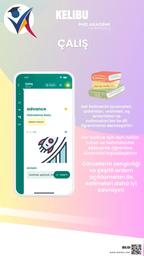 Kelibu: İngilizce Kelime Öğren应用截图