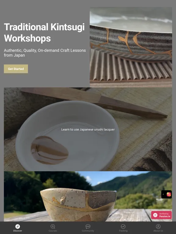 Screenshot di Kintsugi Class: pottery repair iPad 
