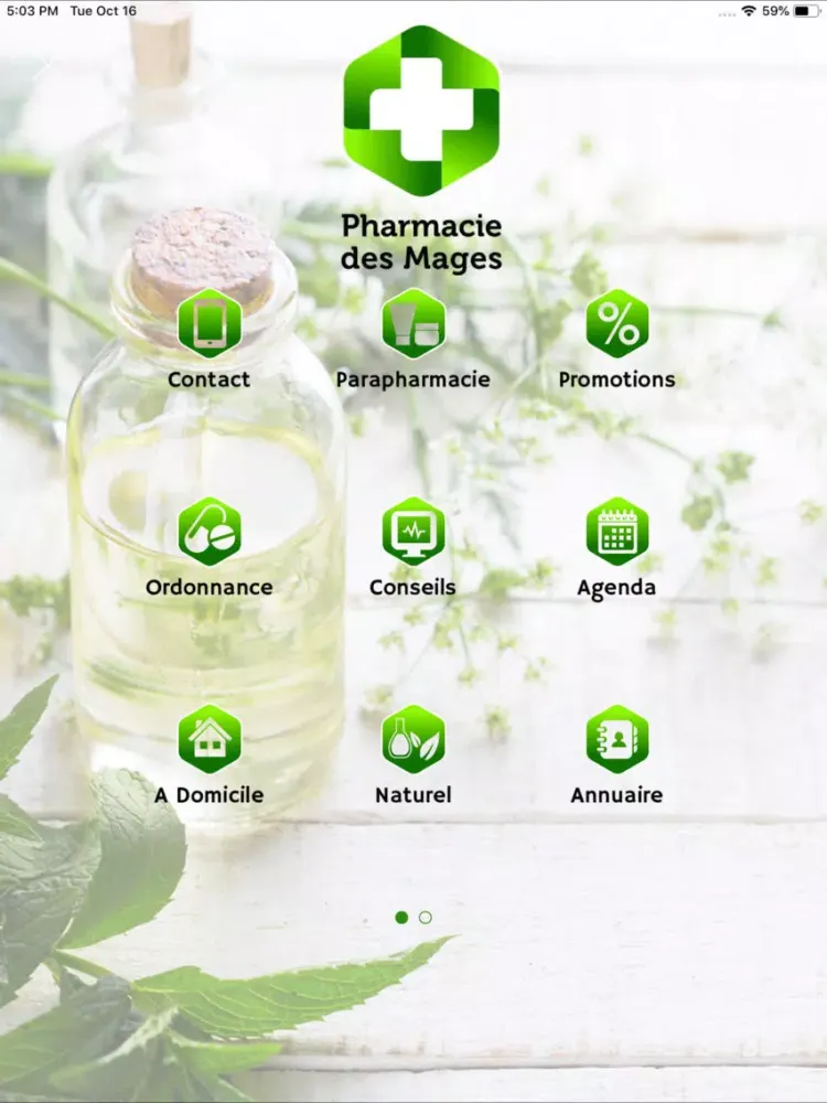 Ảnh chụp màn hình của Pharmacie des Mages iPad 