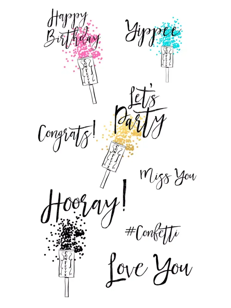 Captures d'écran de Confetti Pop - Congratulations & Celebration Pack iPad 