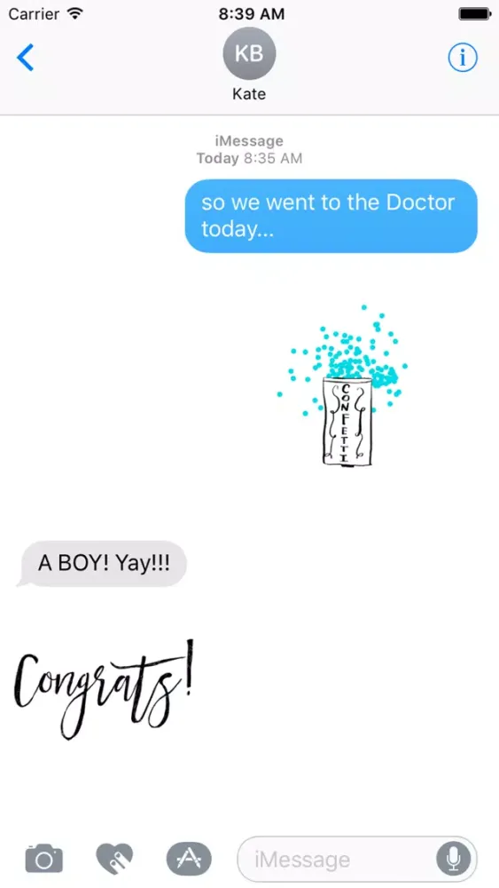 Captures d'écran de Confetti Pop - Congratulations & Celebration Pack
