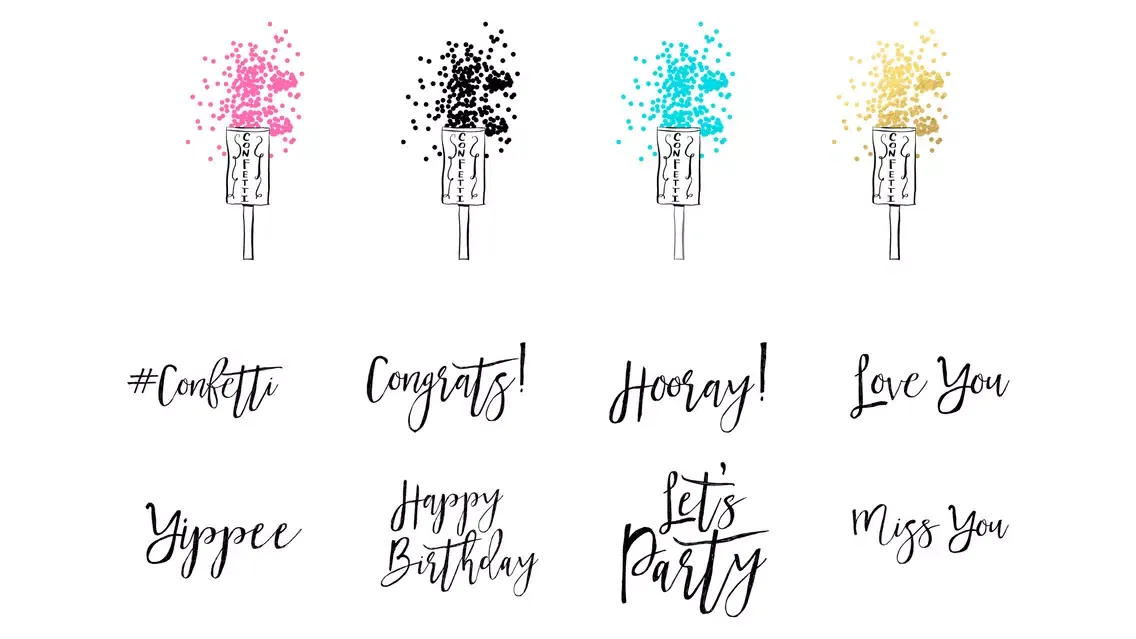 Captures d'écran de Confetti Pop - Congratulations & Celebration Pack