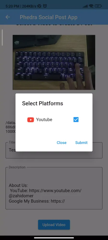 Ảnh chụp màn hình của Share Nest