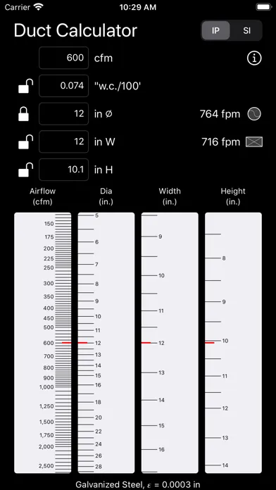 Duct Calculator স্ক্রিনশট