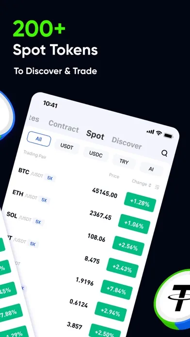 Capturas de tela do Phemex Pro: Crypto Trading