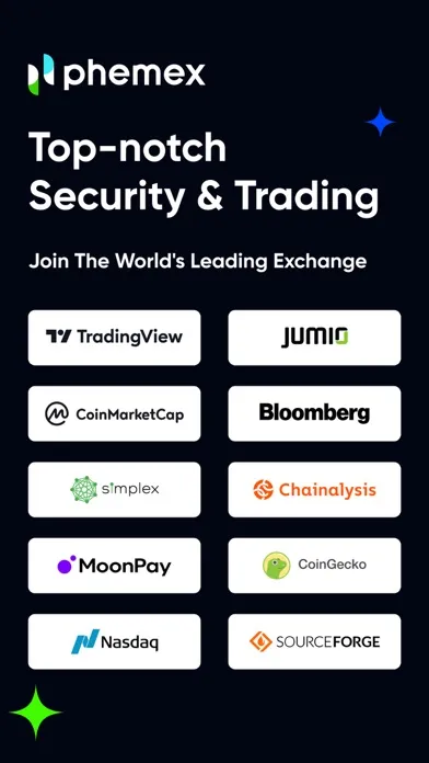 Capturas de tela do Phemex Pro: Crypto Trading