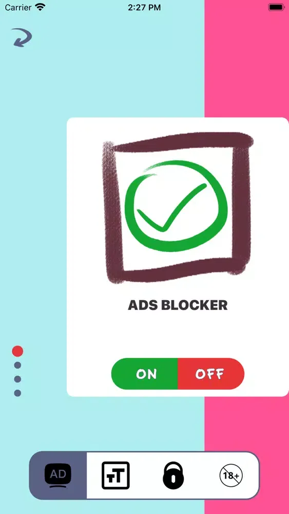 Ảnh chụp màn hình của PhenixBlocker
