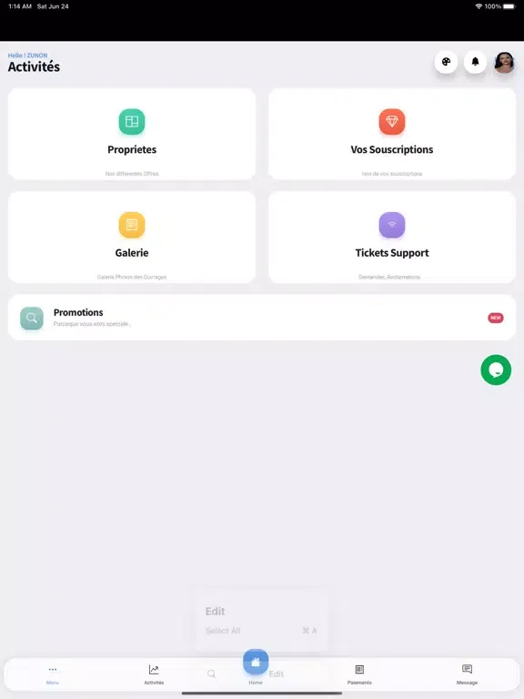 Phenix Client iPad 应用截图