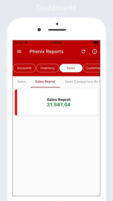 Phenix Reports سکرین شاٹس