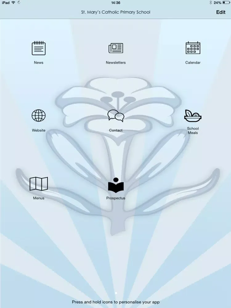 Zrzuty ekranu St. Mary's Catholic Primary School iPad 