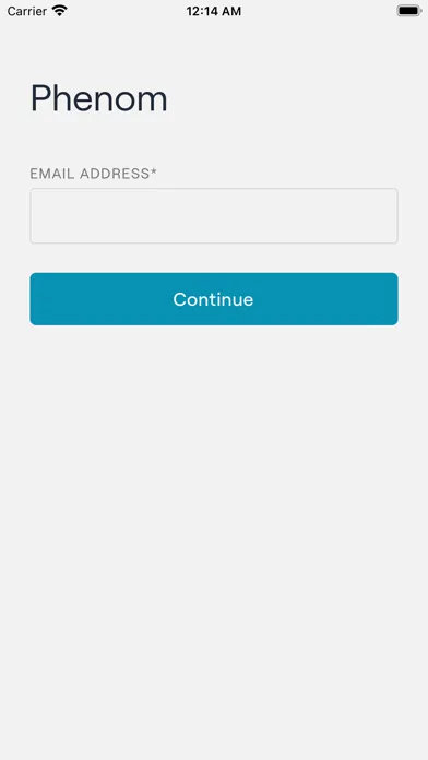 Phenom CRM Mobile Screenshots