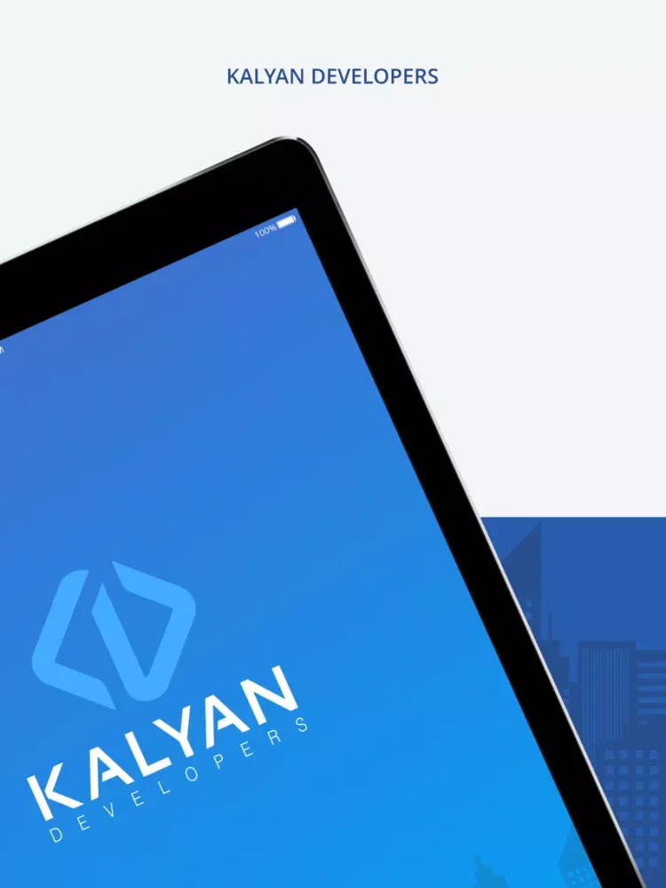Tangkapan layar Kalyan Developers iPad 