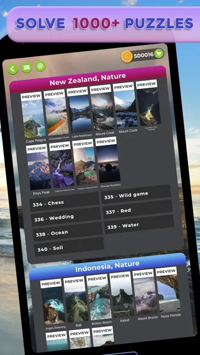 Tangkapan layar Wordsify Search Nature Images