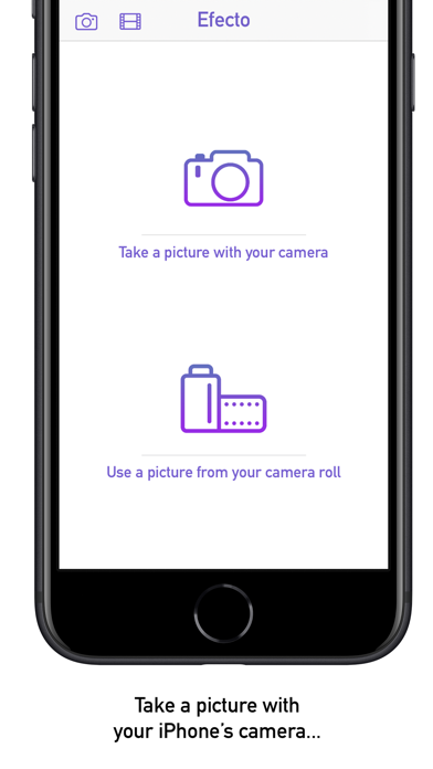 Zrzuty ekranu Efecto — hand-crafted filters