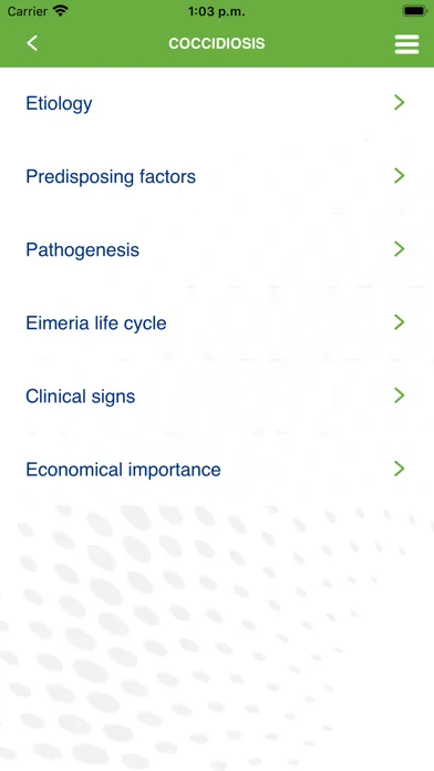 ภาพหน้าจอของ Integritas Coccidiology