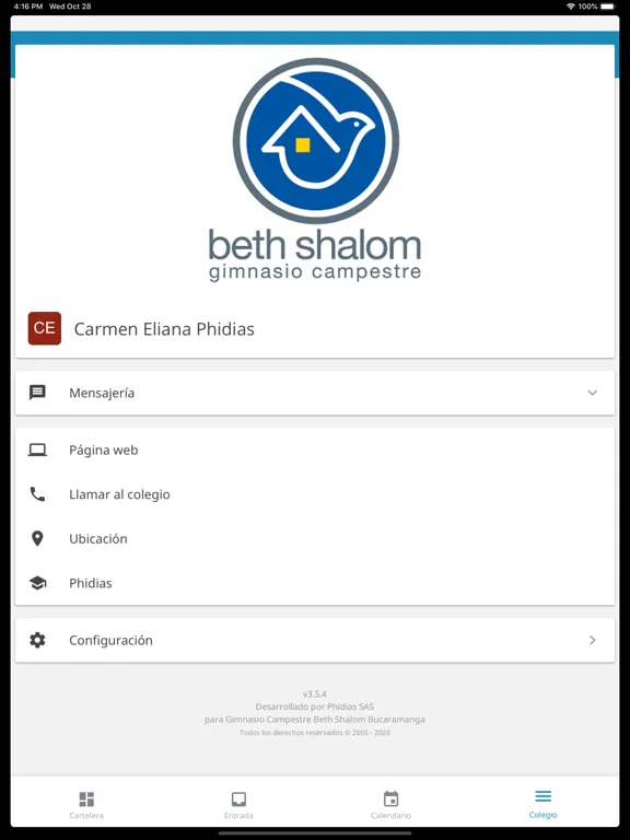 Zrzuty ekranu Beth Shalom Gimnasio Campestre iPad 