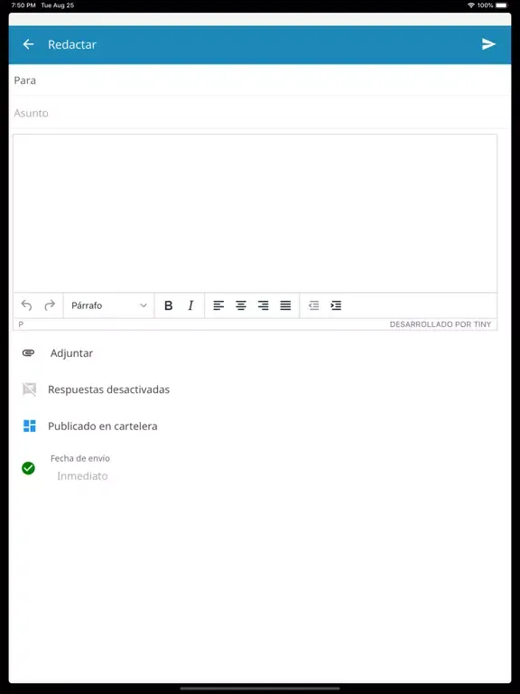 Tangkapan layar Col. de la Santísima Trinidad iPad 