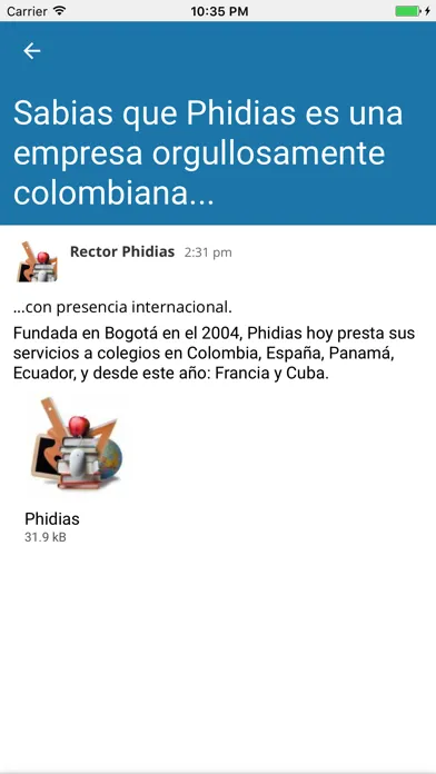 Screenshot di Phidias