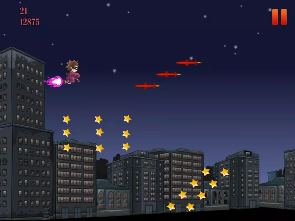 Screenshot di JetMan Rocket Sled iPad 