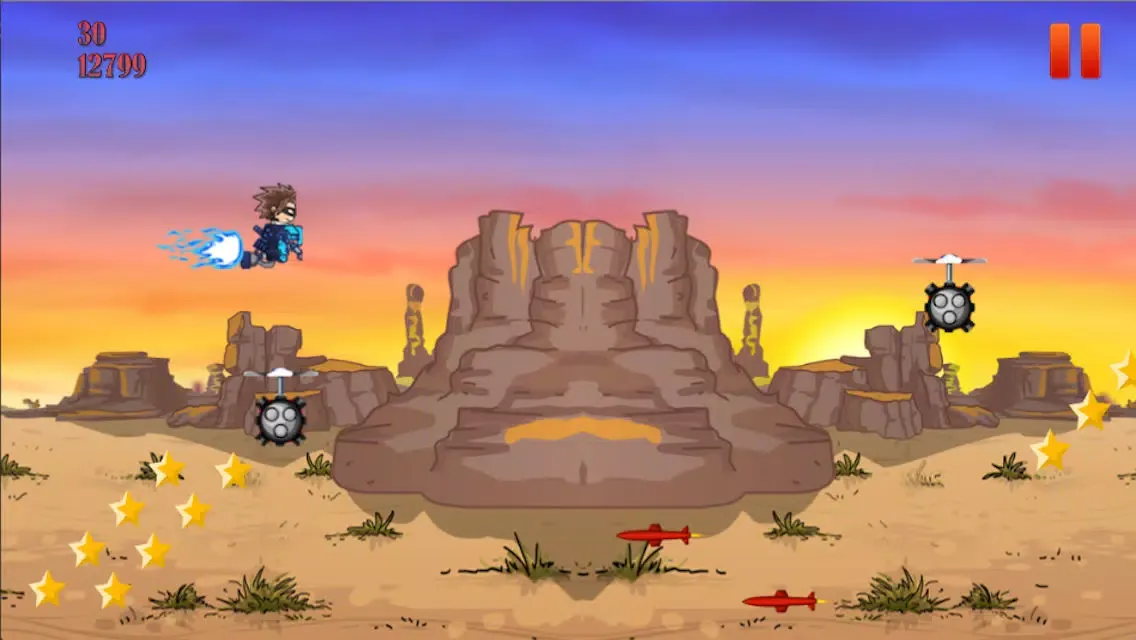 Screenshot di JetMan Rocket Sled