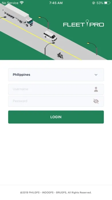 Zrzuty ekranu FleetPro v2.0